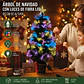 Árbol de Navidad Con Macetero y Luces de Fibra Led 90 cm - Miniatura 1