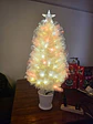Árbol de Navidad Con Macetero y Luces de Fibra Led Blanco 90 cm - Miniatura 5
