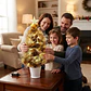 Árbol de Navidad Fibra Led y Macetero Dorado 60 CM - Miniatura 4