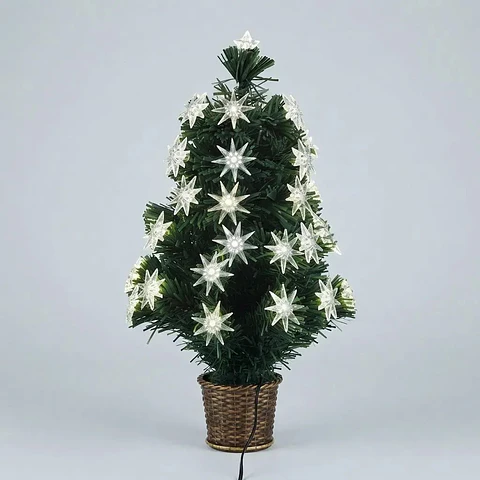 Árbol de Navidad Con Macetero y Luces 45 CM