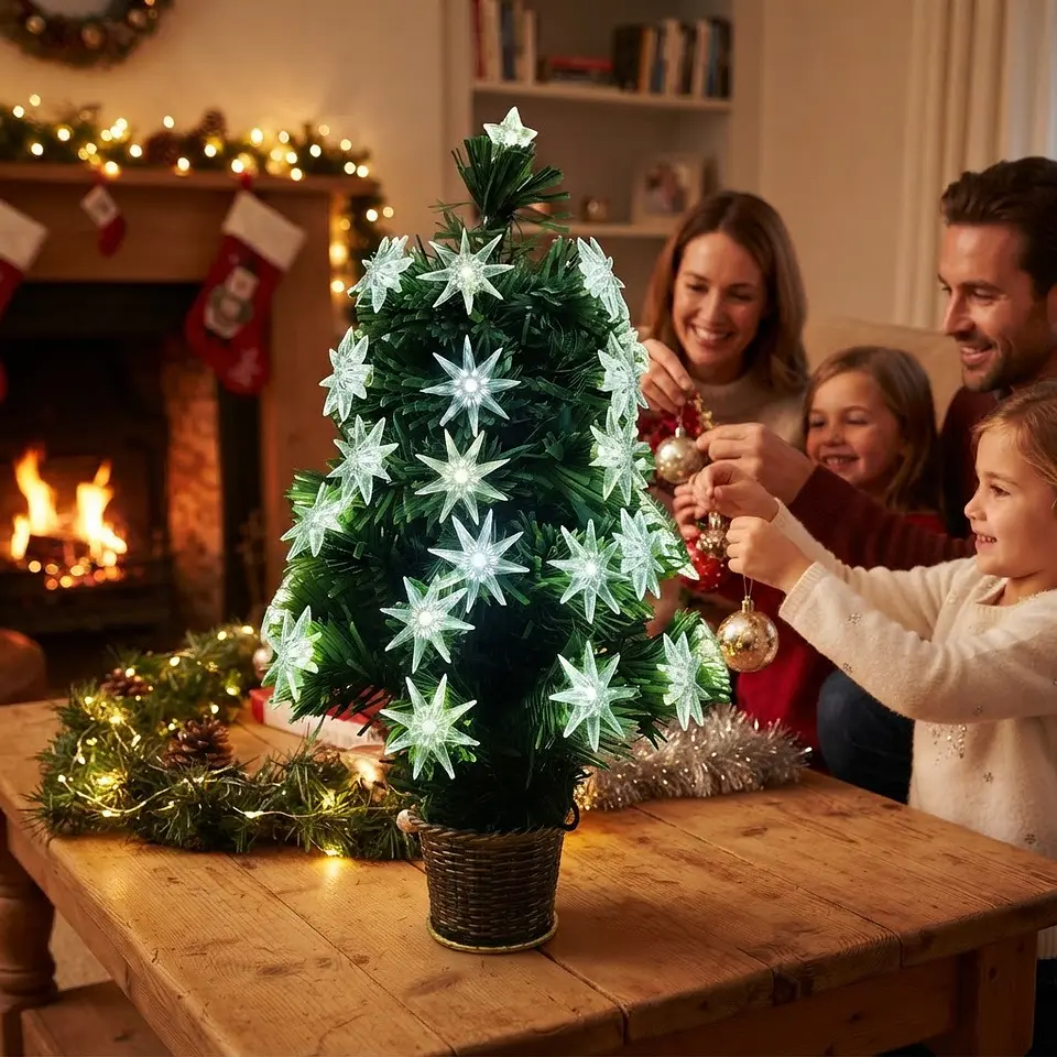 Árbol de Navidad Con Macetero y Luces 45 CM 4