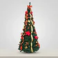 Árbol de Navidad Plegable Con Adornos y Luces incluidas 1.80 CM - Miniatura 3