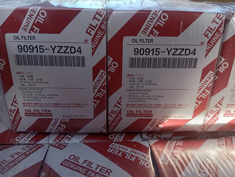 Pack 10 Filtros Aceite Toyota Hilux Diésel / Prado V6, 4Runner – 90915-YZZD4