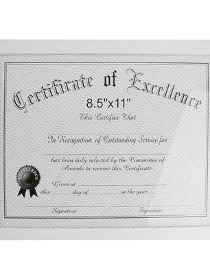 Marco de Foto 8.5x11 pulgadas Modelo 450