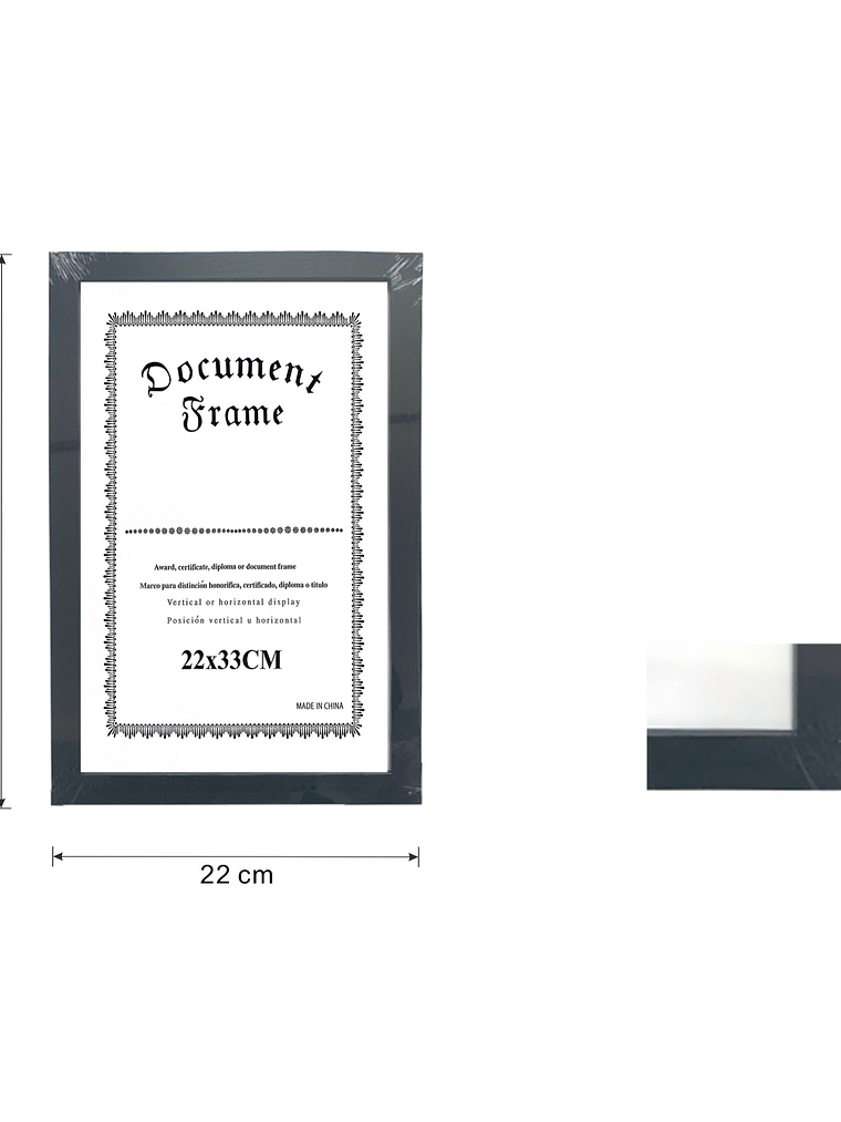 Marco de Foto 22x33cm Modelo 450 2
