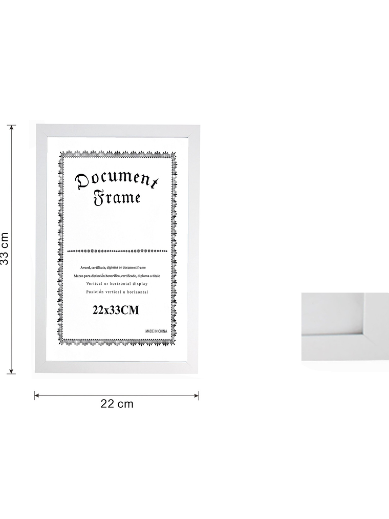 Marco de Foto 22x33cm Modelo 450 3