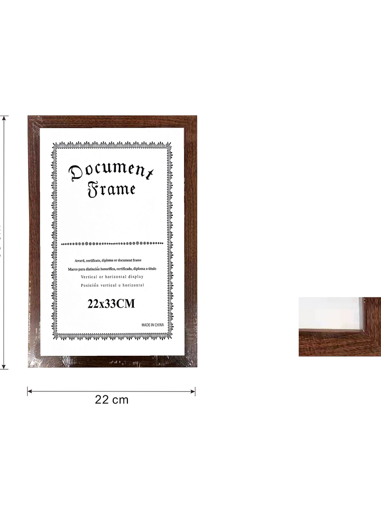 Marco de Foto 22x33cm Modelo 450 4