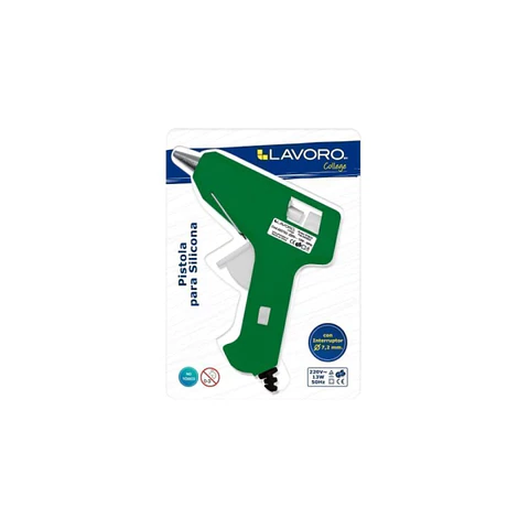 Pistola Para Silicona Con Interruptor 13 w 7,2 mm Lavoro