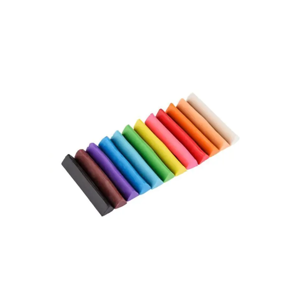 Plasticinas Triangular 12 Colores Torre 3