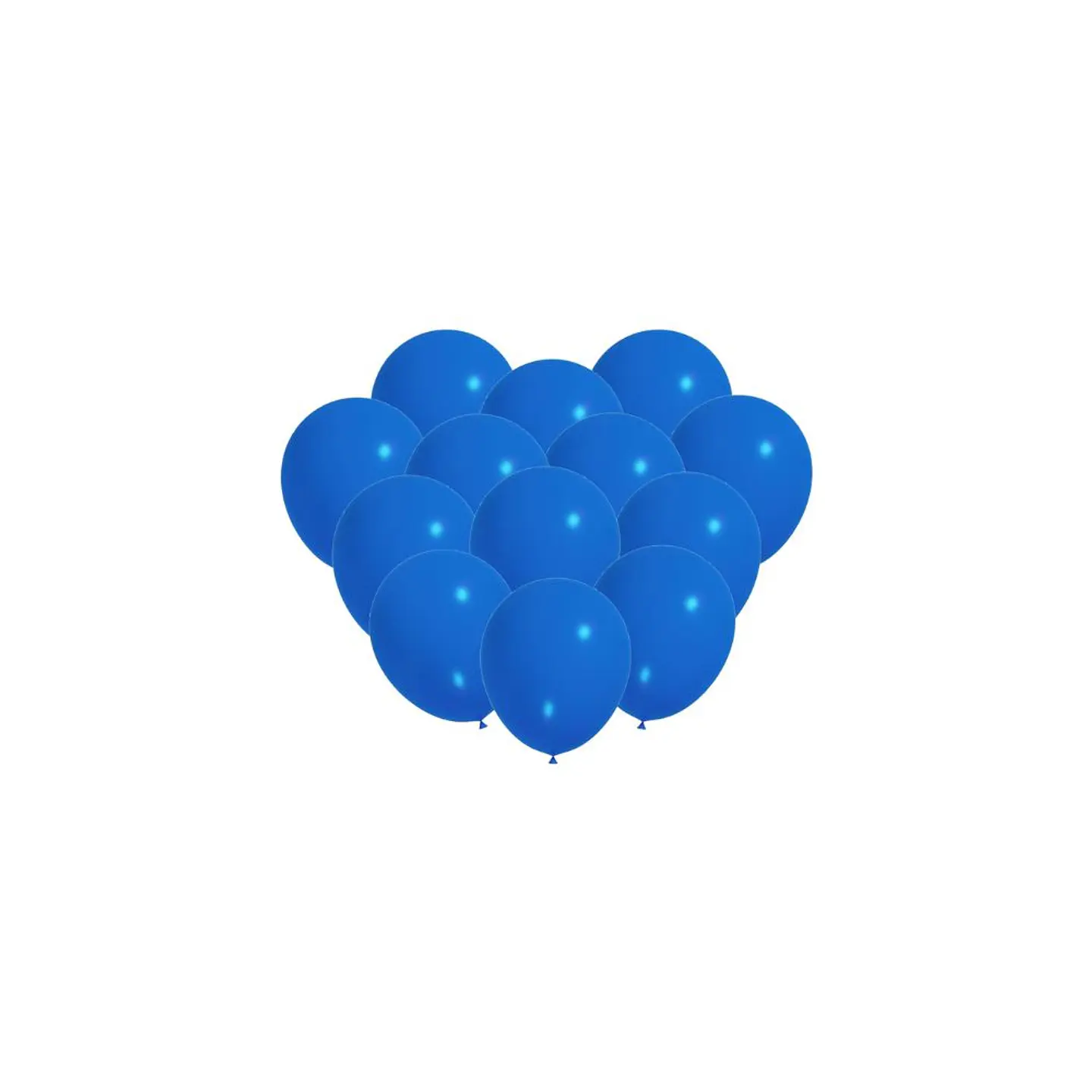 Globos Látex Colores Azul 25cm 100pcs 3