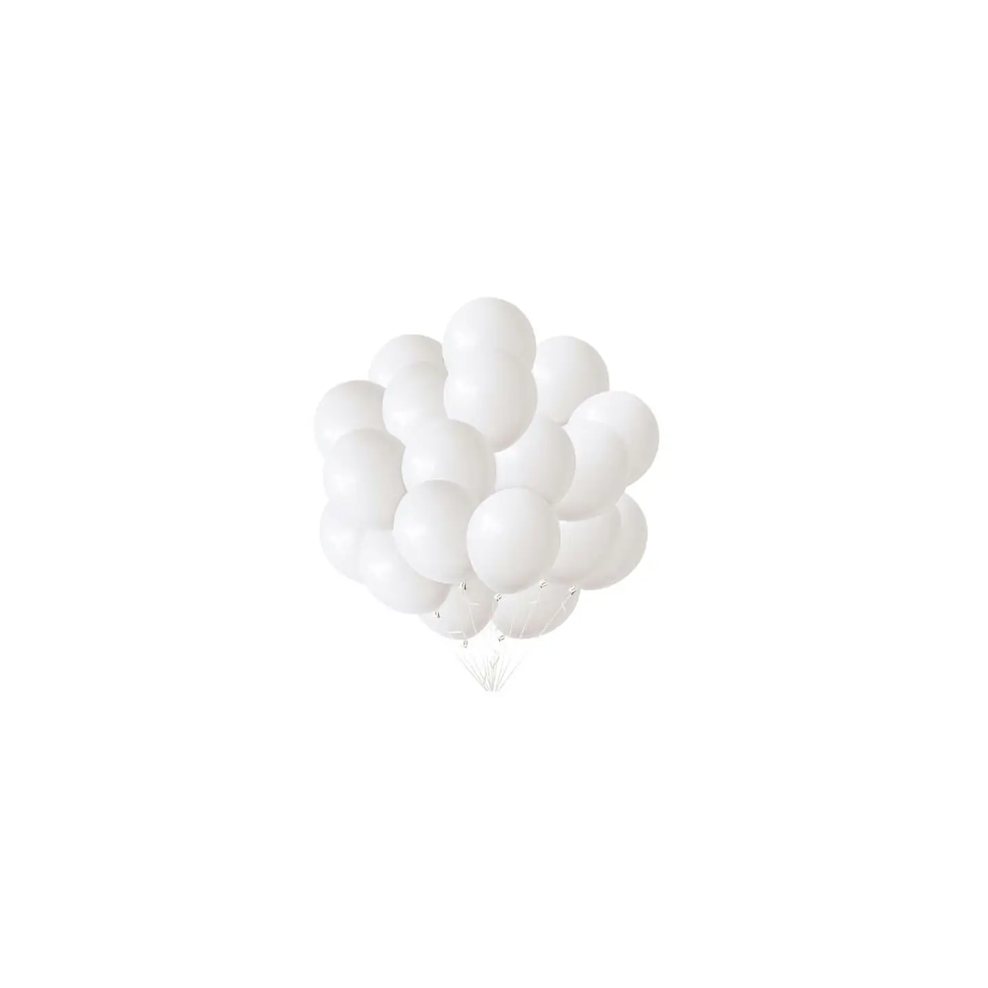 Globos Látex Colores Blanco 25cm 100pcs 3