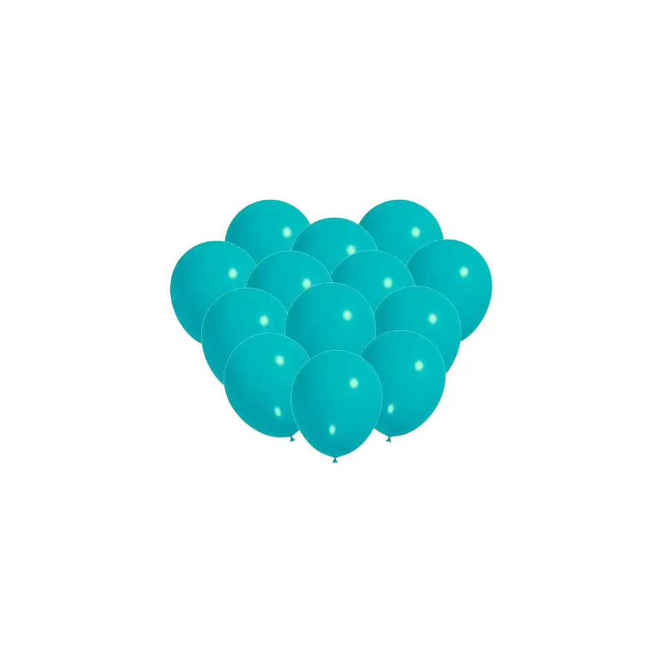 Globos Látex Colores Celeste 25cm 100pcs 3