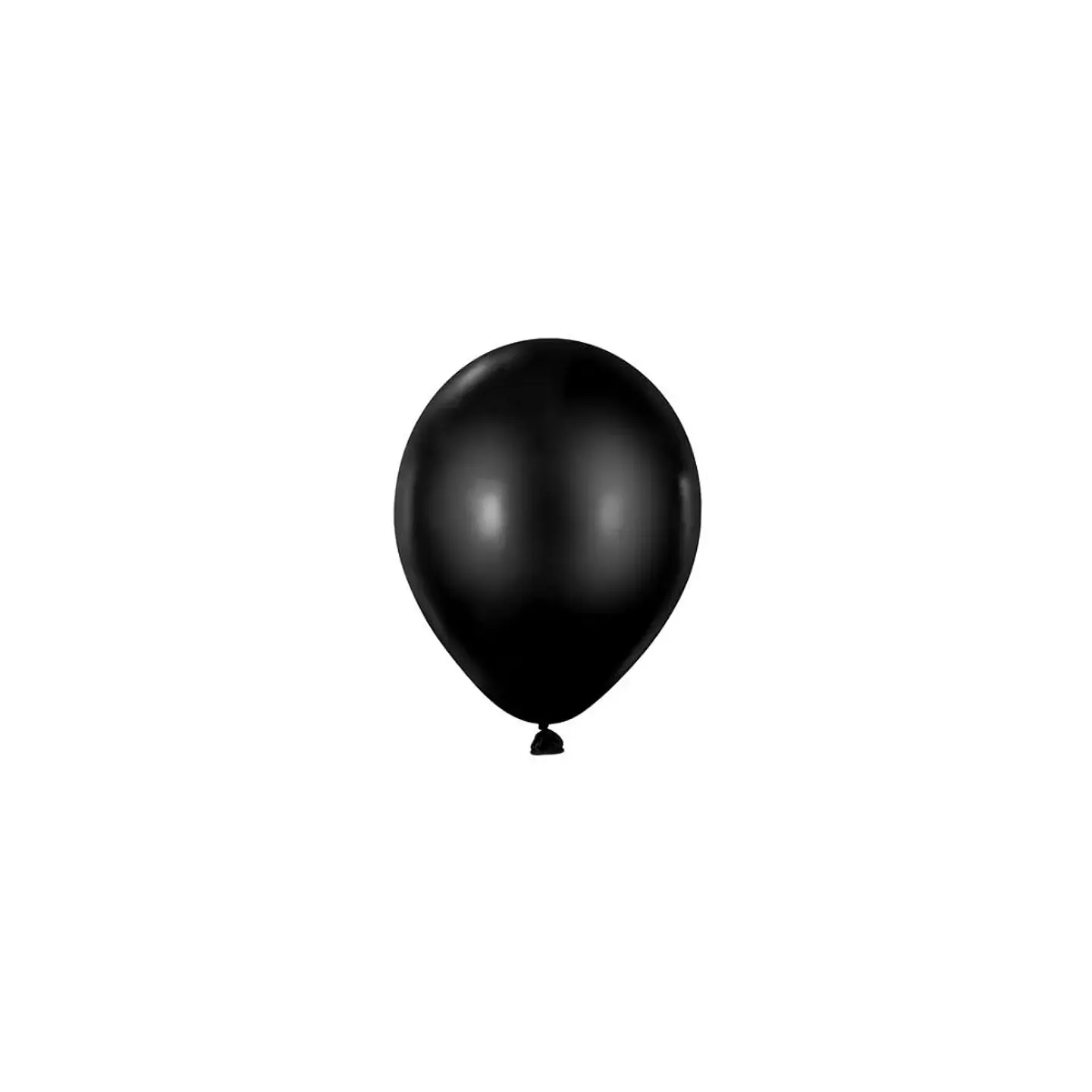 Globos Látex Colores Negro 25cm 100pcs 2