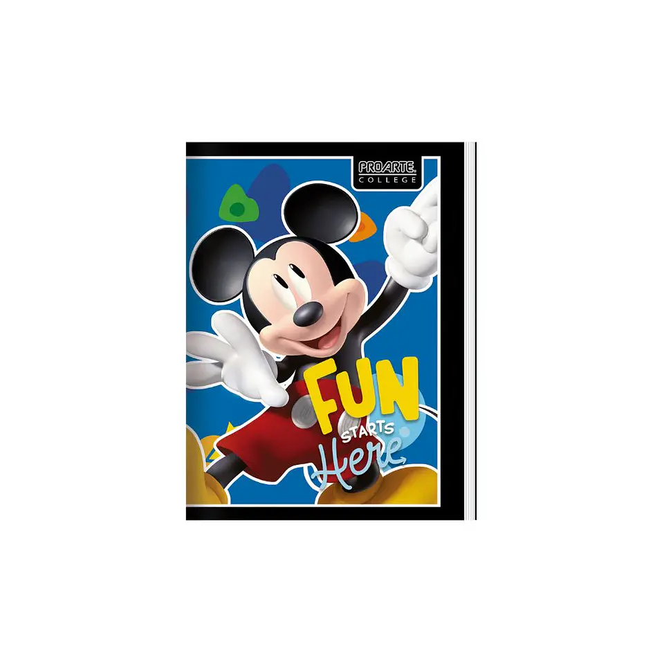 Cuaderno College Mickey 80 Hojas Proarte 3