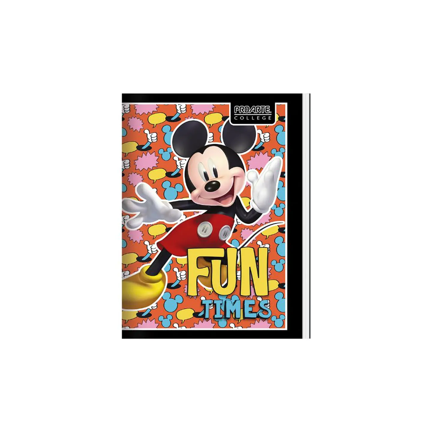 Cuaderno College Mickey 80 Hojas Proarte 8