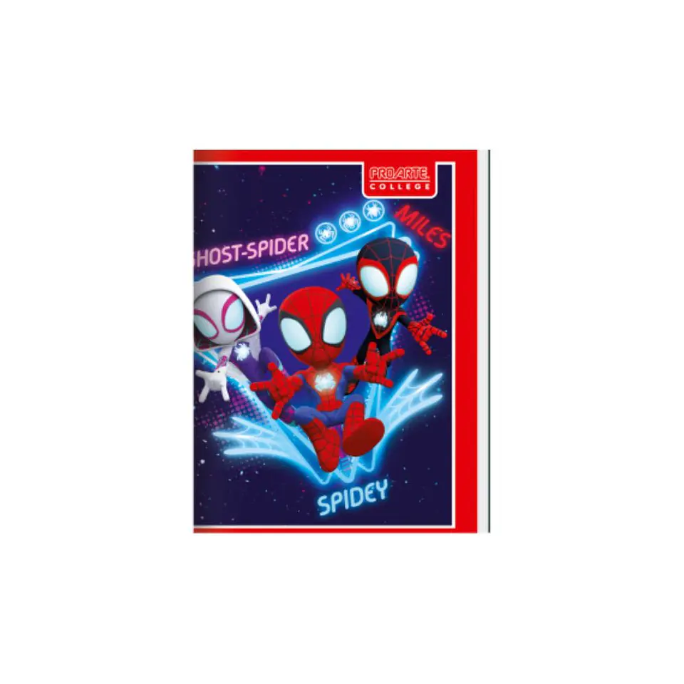 Cuaderno College Spiderman 80 Hojas Proarte 4