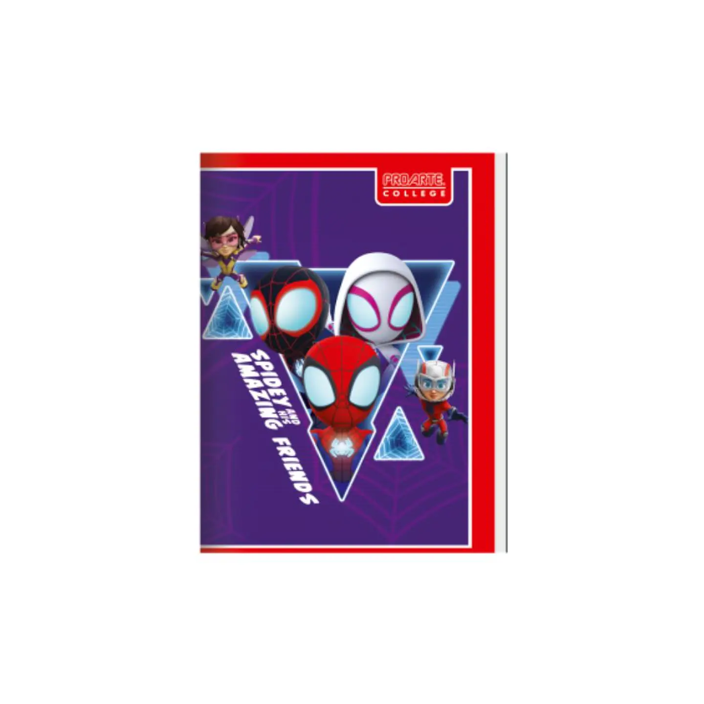 Cuaderno College Spiderman 80 Hojas Proarte 8