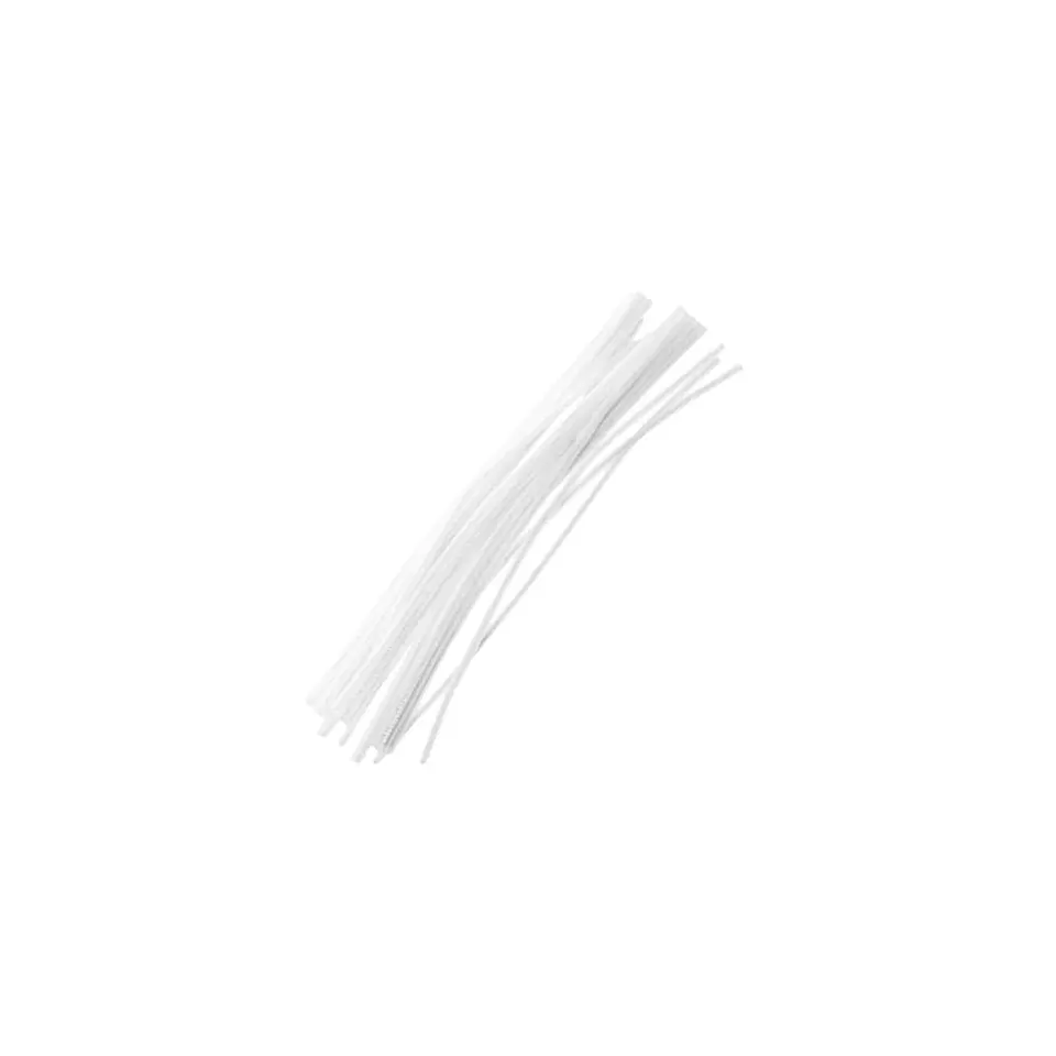 Limpiapipas Poliester 25 Pcs Blanco 2