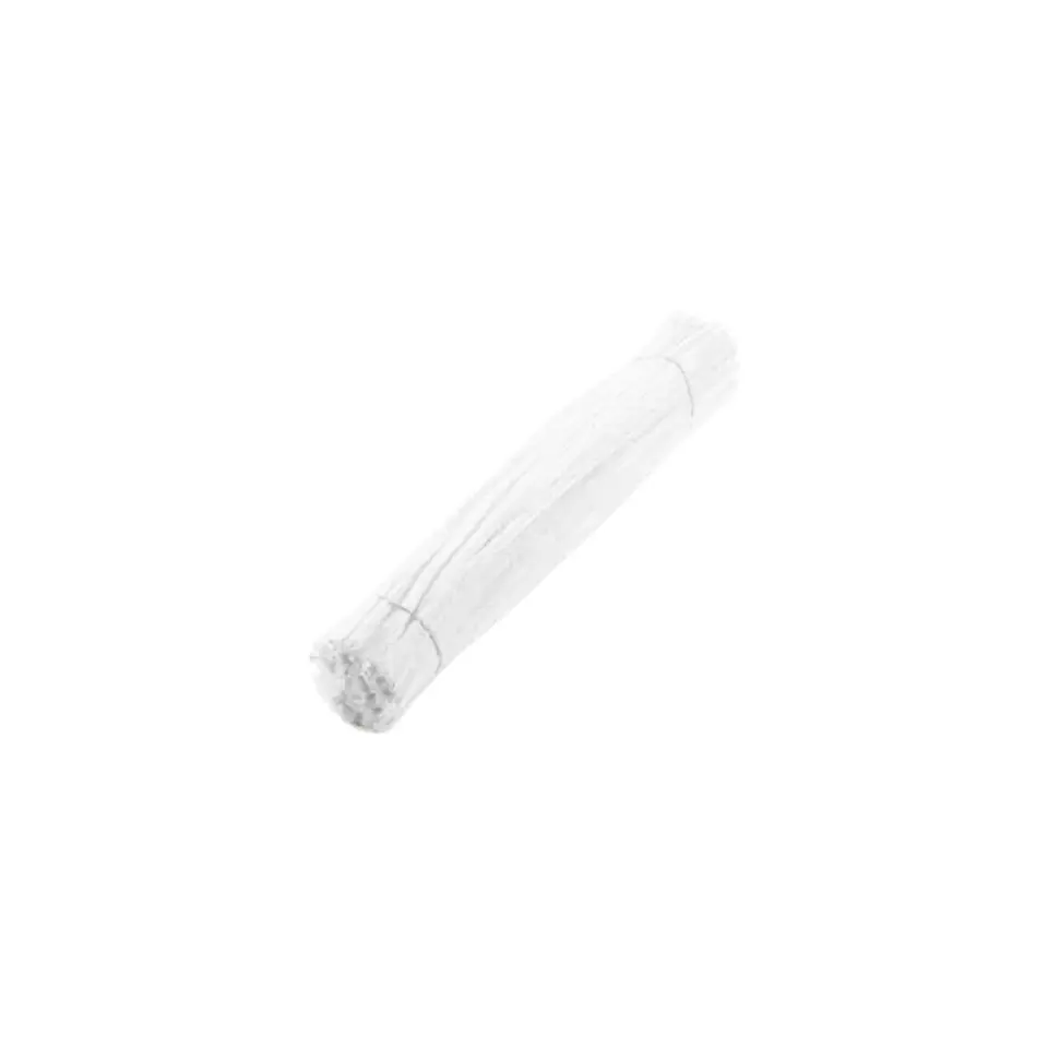 Limpiapipas Poliester 25 Pcs Blanco 3