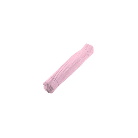 Limpiapipas Poliester 25 Pcs Rosado