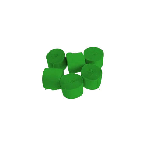 Feston Decorativo Fino Verde 2,5 Cm 6 Pcs