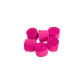 Feston Decorativo Fino Fucsia 2,5 Cm 6 Pcs - Miniatura 2