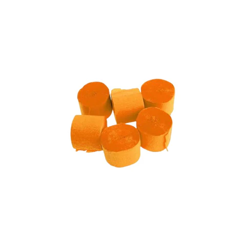 Feston Decorativo Fino Naranjo 2,5 Cm 6 Pcs