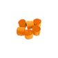 Feston Decorativo Fino Naranjo 2,5 Cm 6 Pcs - Miniatura 1