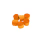 Feston Decorativo Naranjo 3,5 Cm 6 Pcs - Miniatura 1