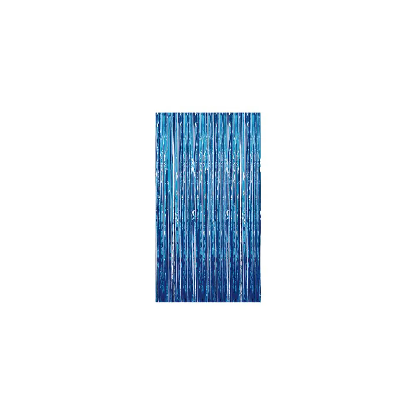 Cortina Flecos metalizada Azul 1X2 Mts 2