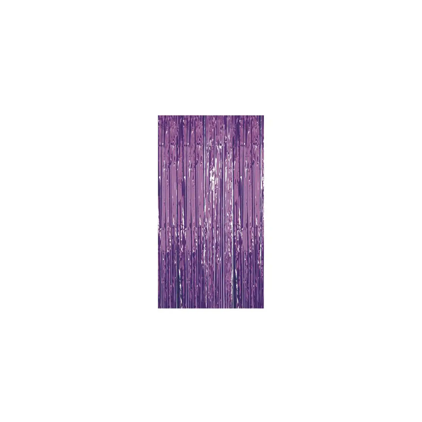 Cortina Flecos metalizada Morado 1X2 Mts 2