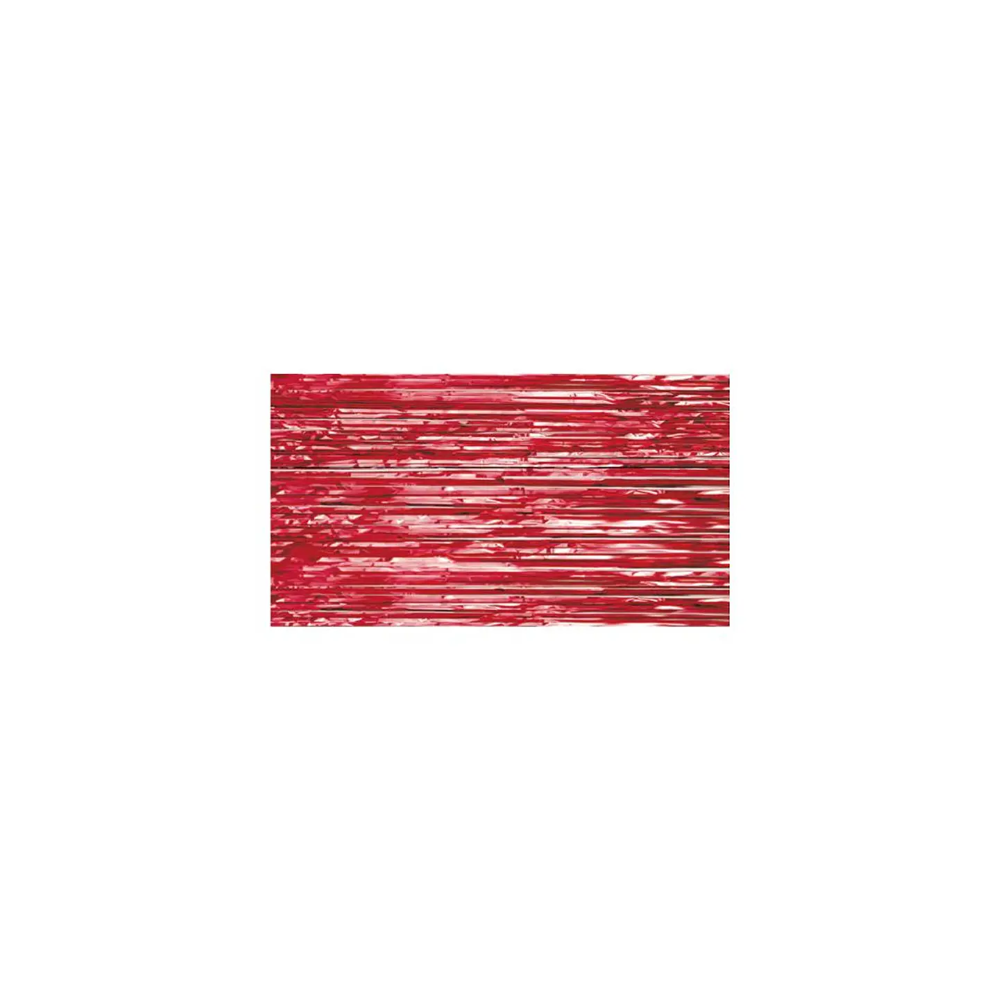 Cortina Flecos metalizada Rojo 1X2 Mts 3