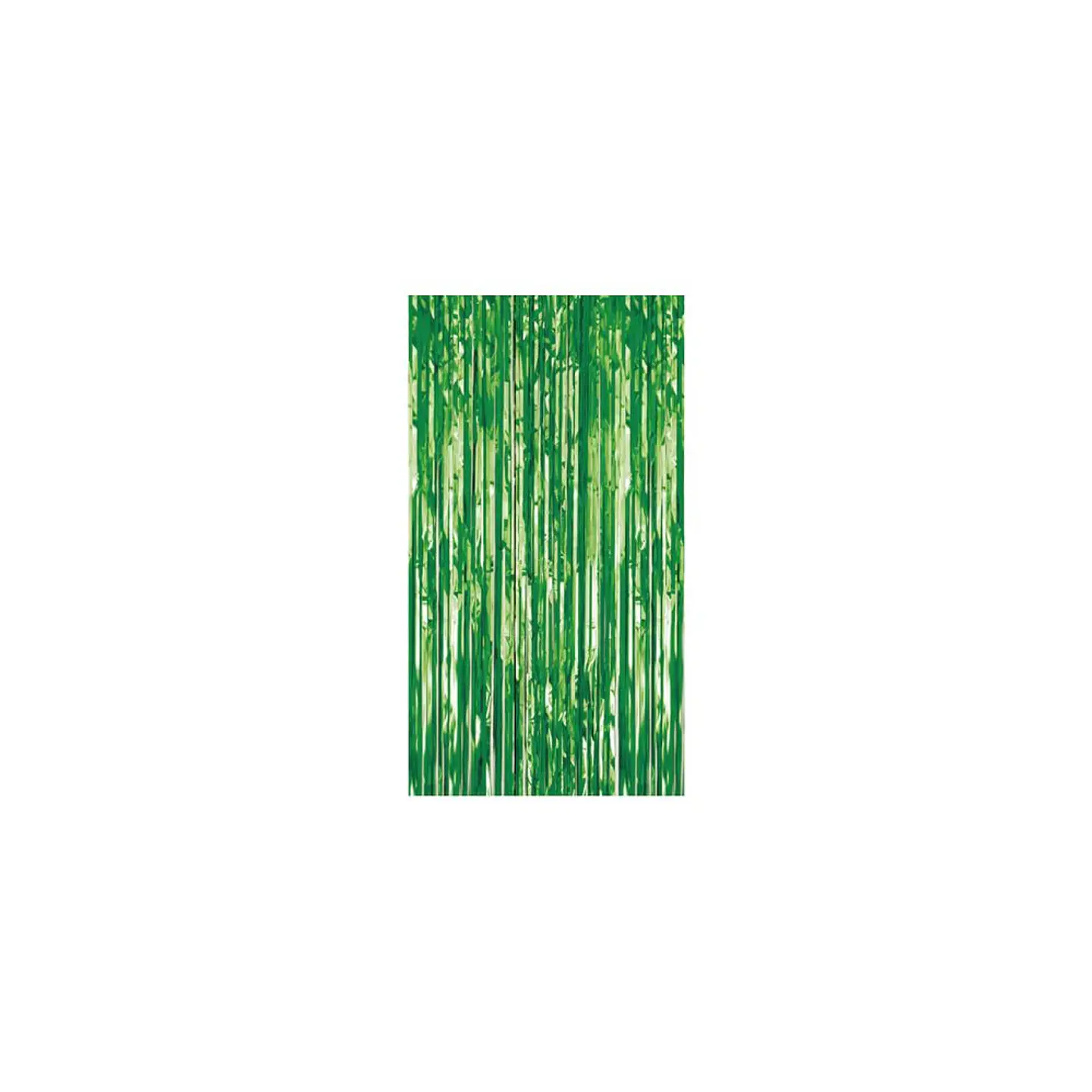 Cortina Flecos metalizada Verde 1X2 Mts 2