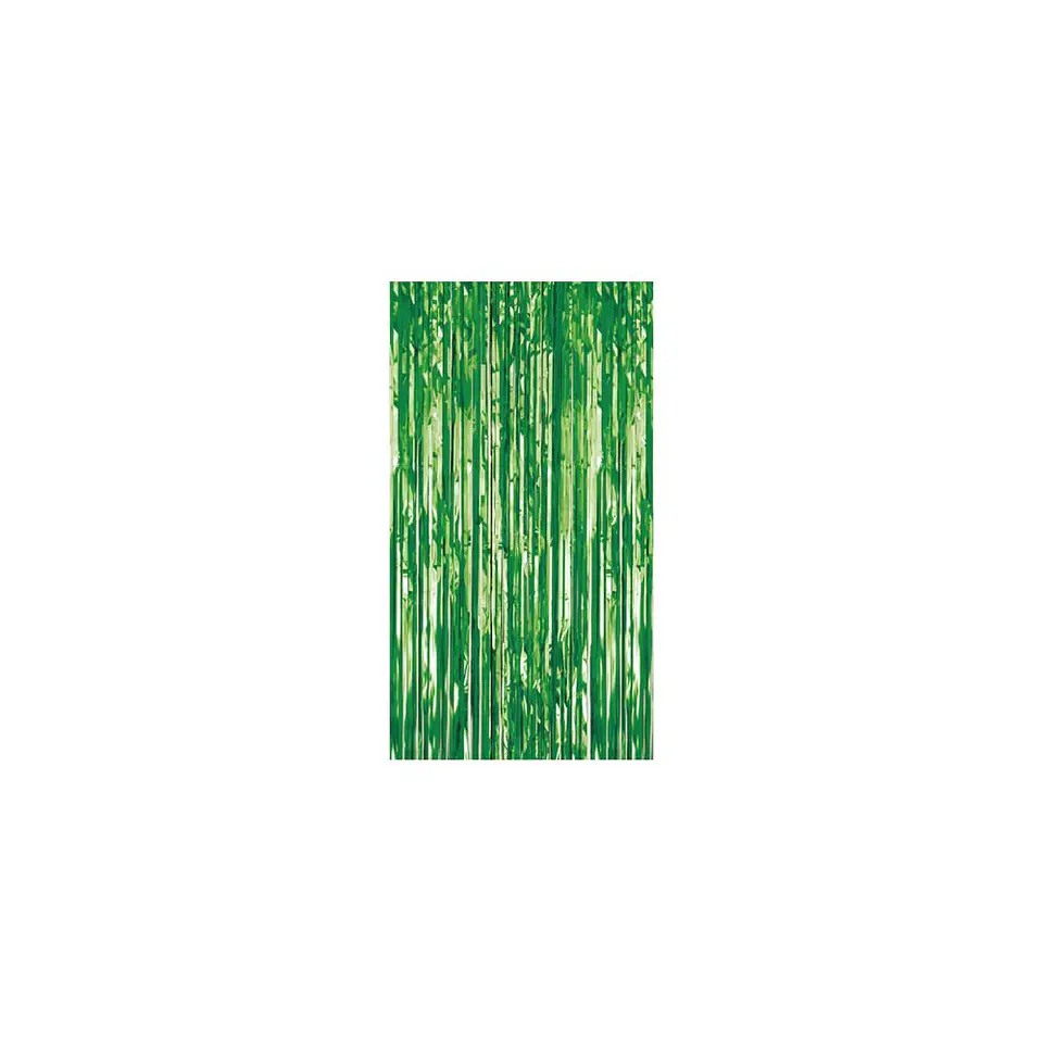 Cortina Flecos metalizada Verde 1X2 Mts 2