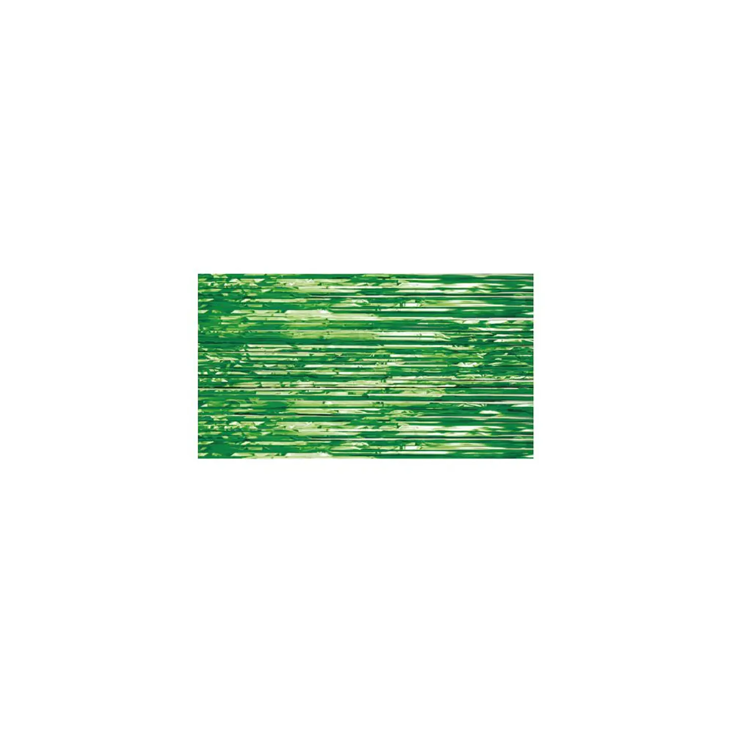 Cortina Flecos metalizada Verde 1X2 Mts 3