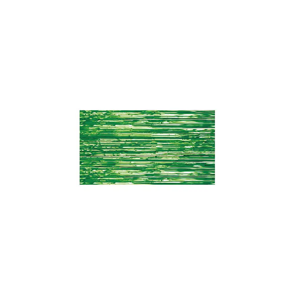 Cortina Flecos metalizada Verde 1X2 Mts 3