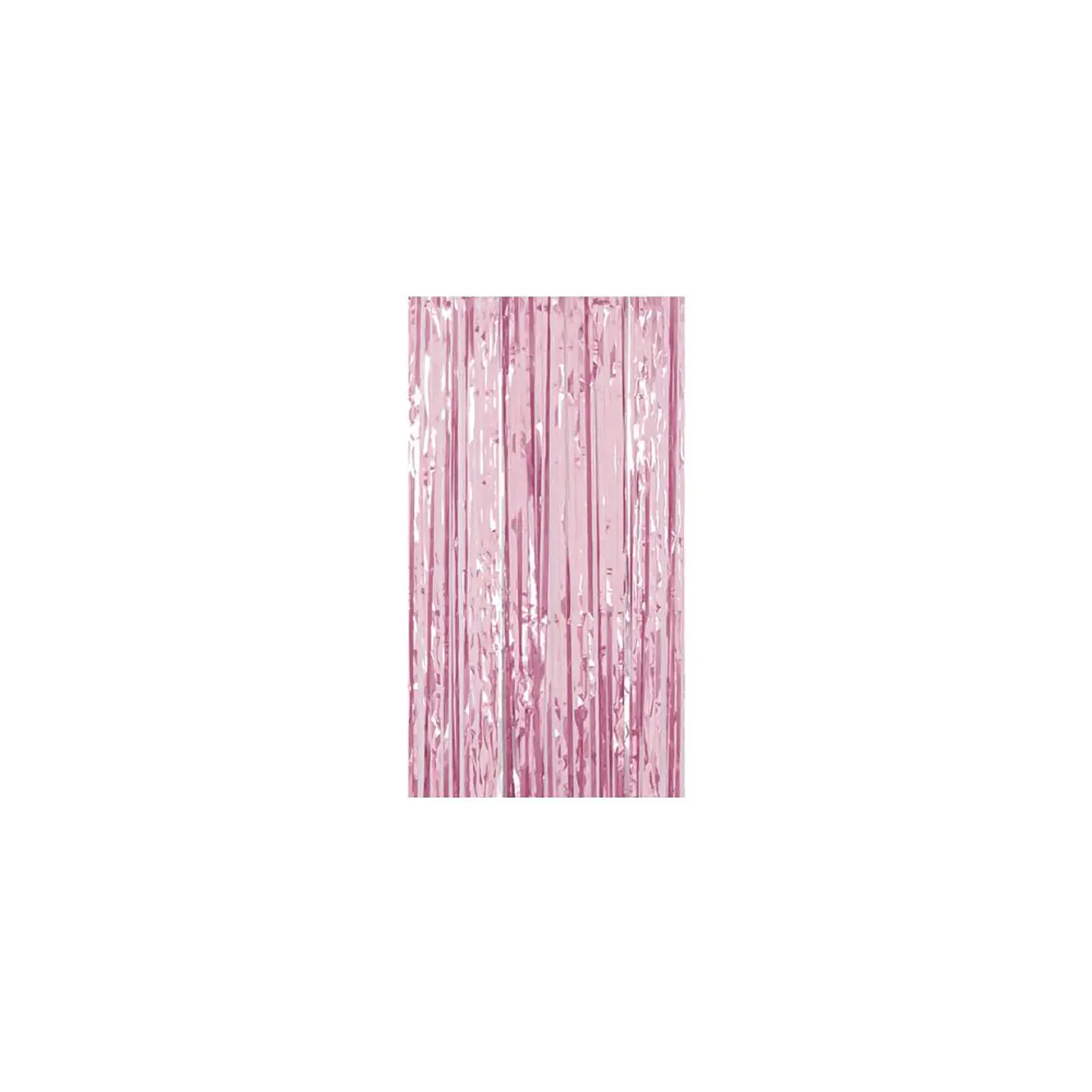 Cortina Flecos metalizada Rosado 1X2 Mts 2