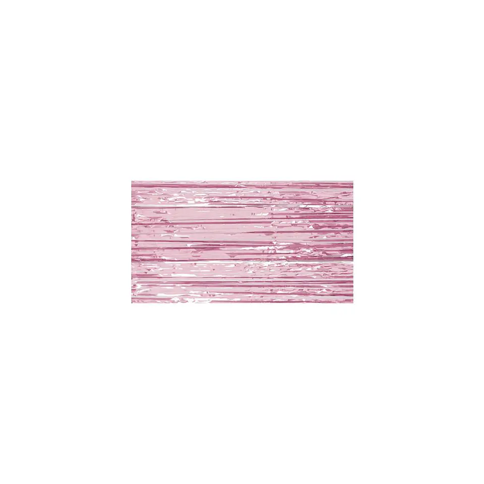 Cortina Flecos metalizada Rosado 1X2 Mts 3