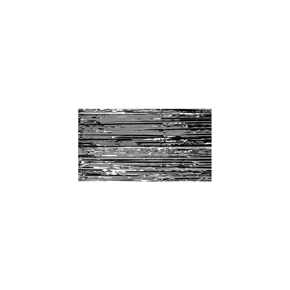 Cortina Flecos metalizada Negro 1X2 Mts 3