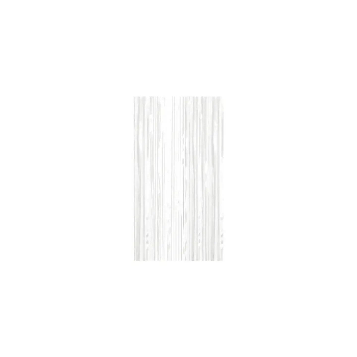 Cortina Flecos metalizada Blanco 1X2 Mts 2