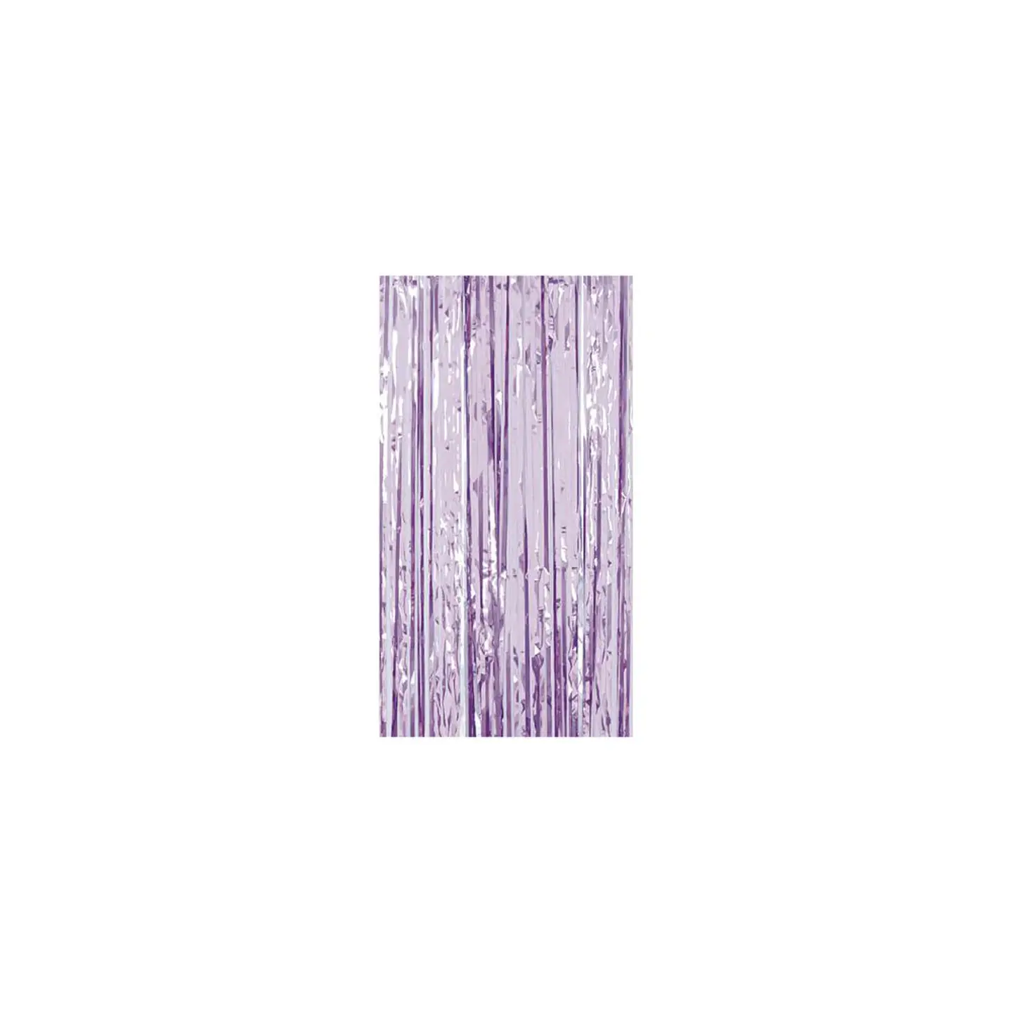 Cortina Flecos metalizada Blanco 1X2 Mts 2