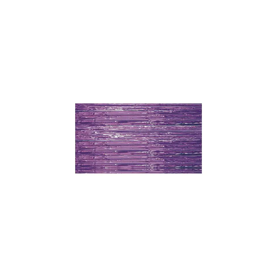 Cortina Flecos Metalizada Morado 1x3 Mts 3