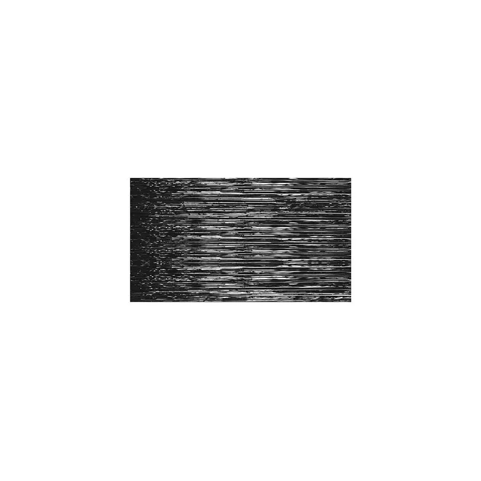 Cortina Flecos Metalizada Negro 1x3 Mts 3