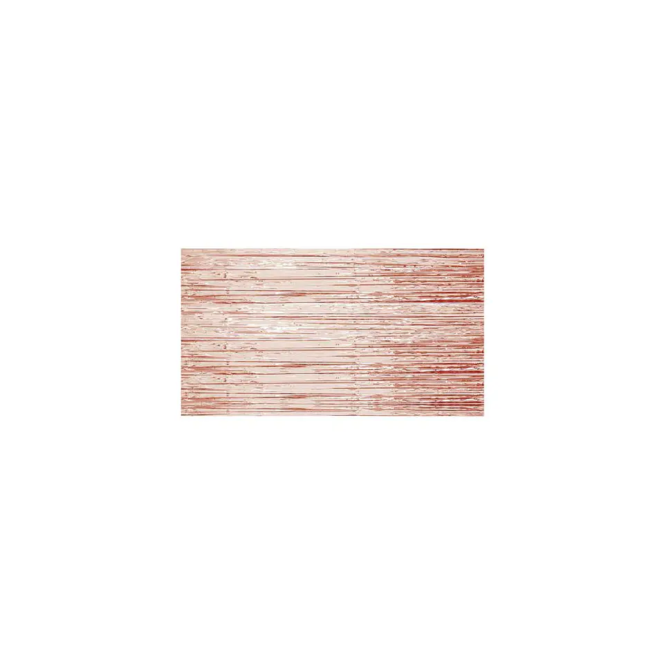 Cortina Flecos Metalizada Rosado 1x3 Mts 3