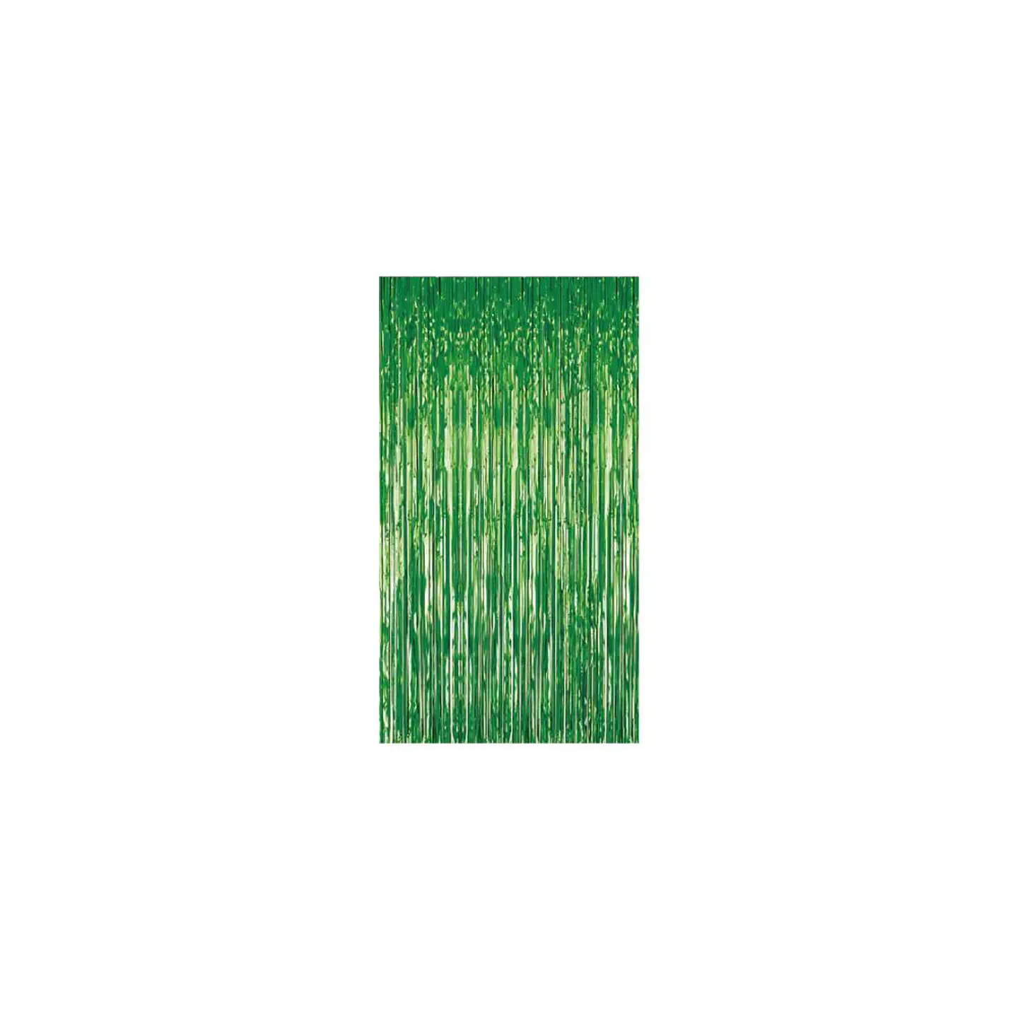 Cortina Flecos Metalizada Verde 1x3 Mts 2