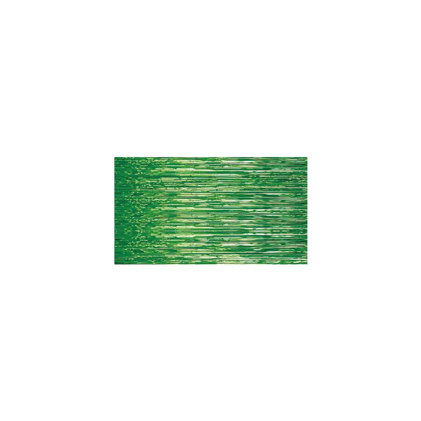 Cortina Flecos Metalizada Verde 1x3 Mts 3