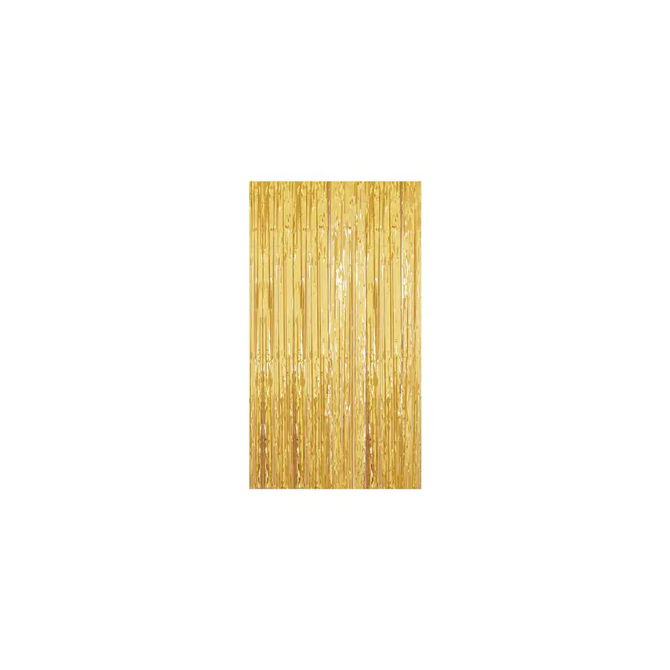 Cortina Flecos Metalizada Verde 1x3 Mts 2