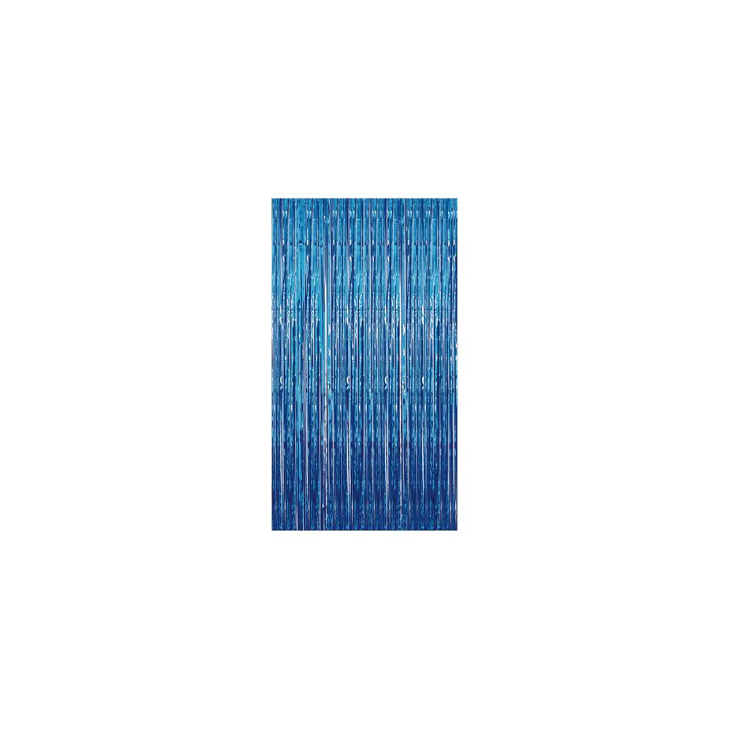 Cortina Flecos Metalizada Azul 1x3 Mts 2