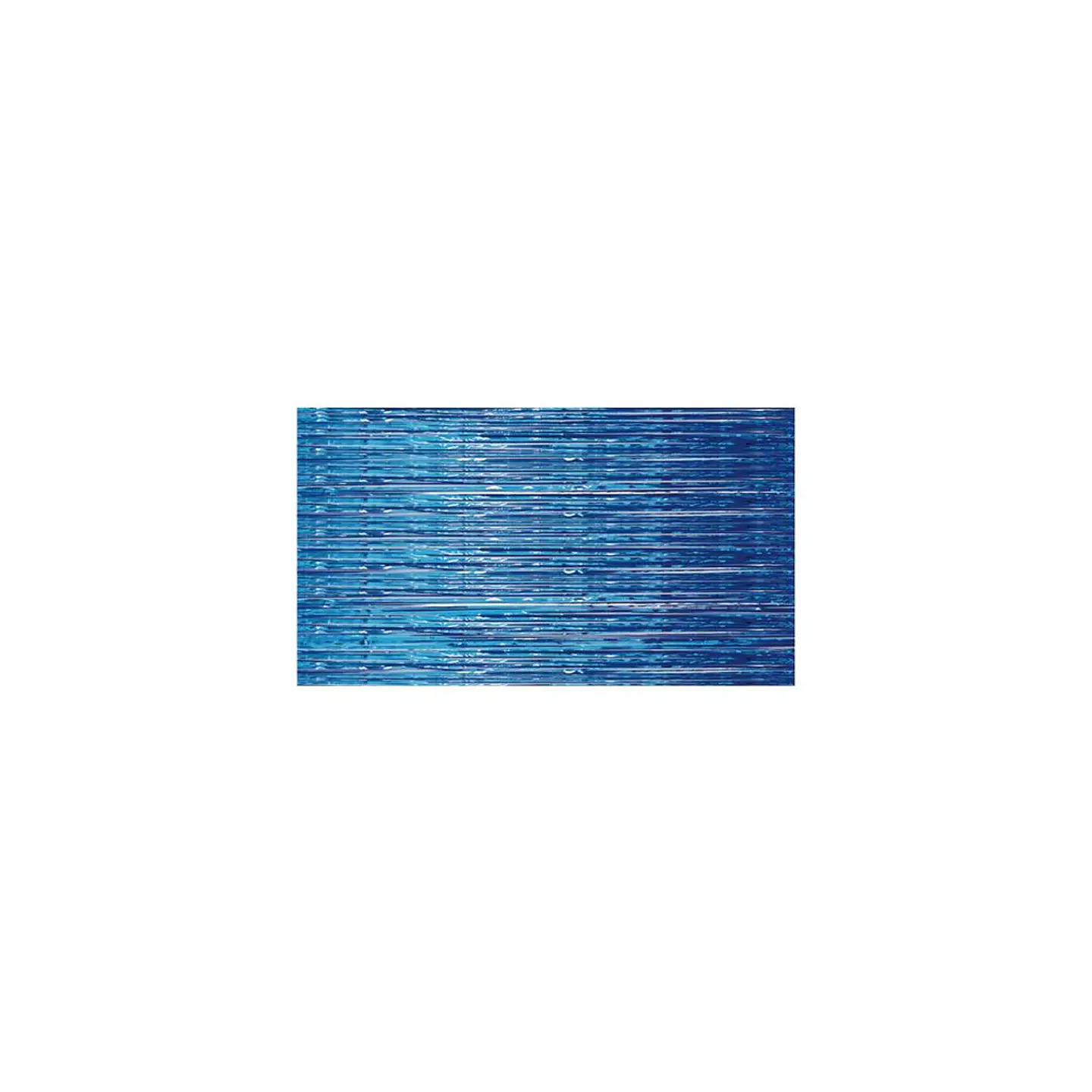Cortina Flecos Metalizada Azul 1x3 Mts 3