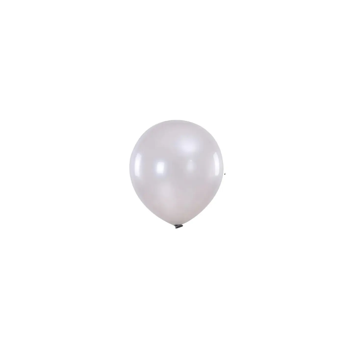 Globo Latex Plateado 45 Cm 2